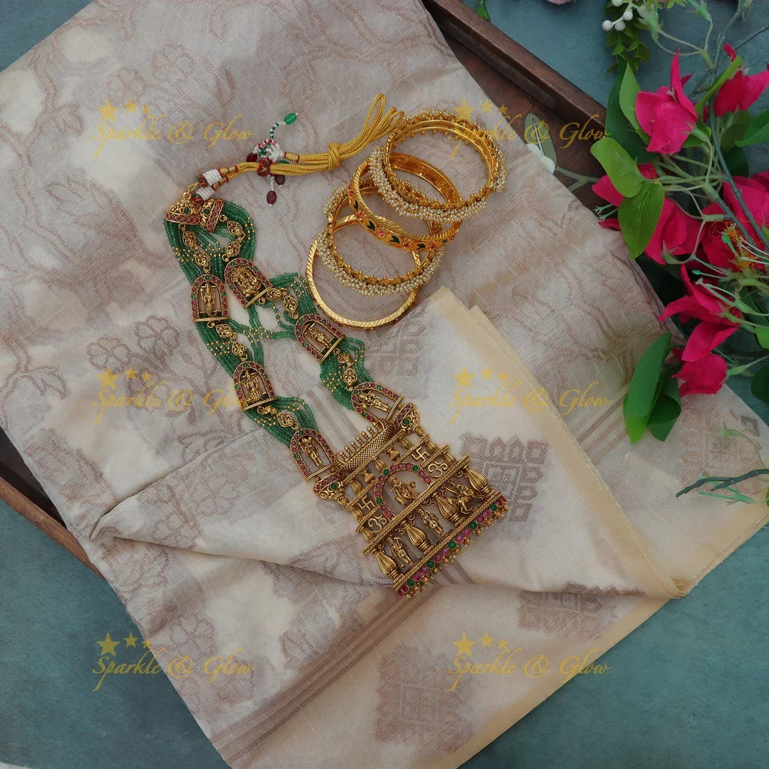 Kerala Kasavu Saree with Golden Elegance