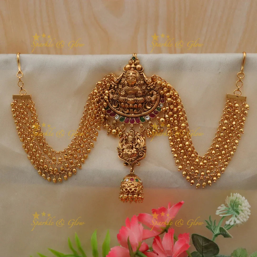 Exquisite Dual-Tone Lakshmi Kemp Jadabilla - Festive Elegance