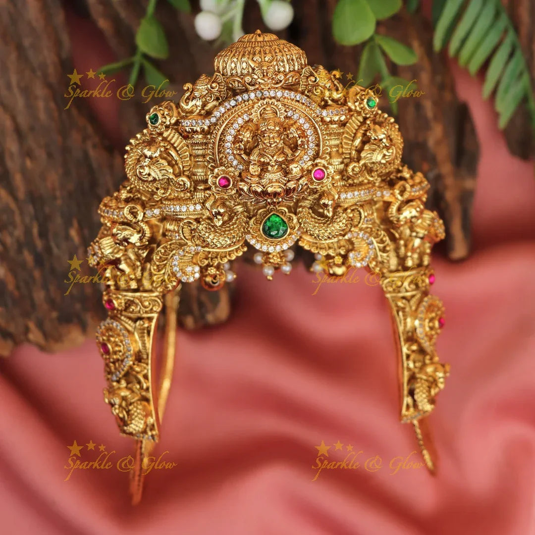 Exclusive Lakshmi Peacock Vanki by Sparkle & Glow