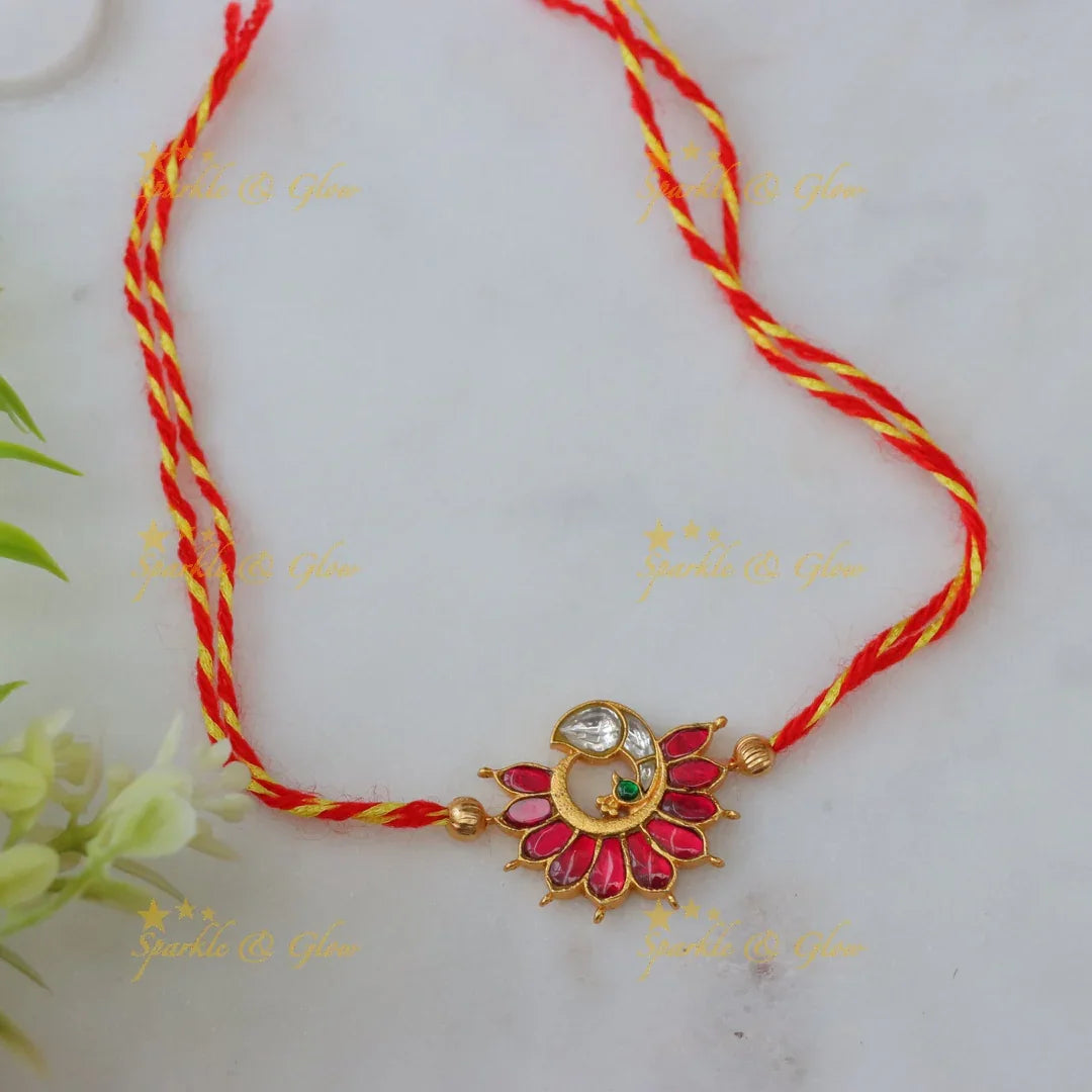 Exquisite Jadau Rakhi for Eternal Bonds
