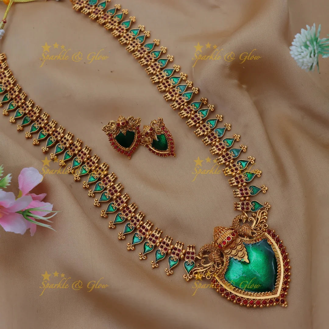 Kerala Palaka Haram Necklace - Premium Imitation Jewellery
