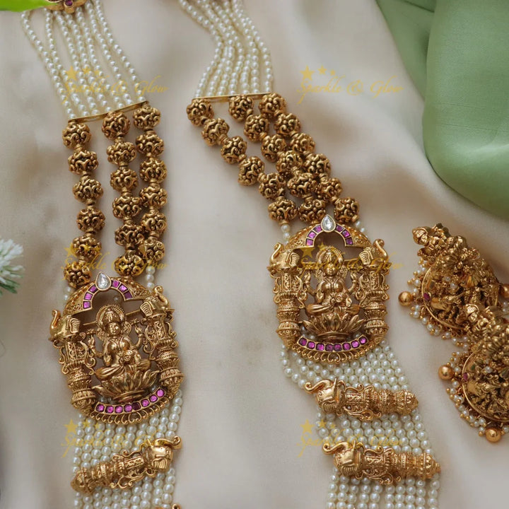 Luxurious Jadau Kundan Pearl Necklace | Latest Collection
