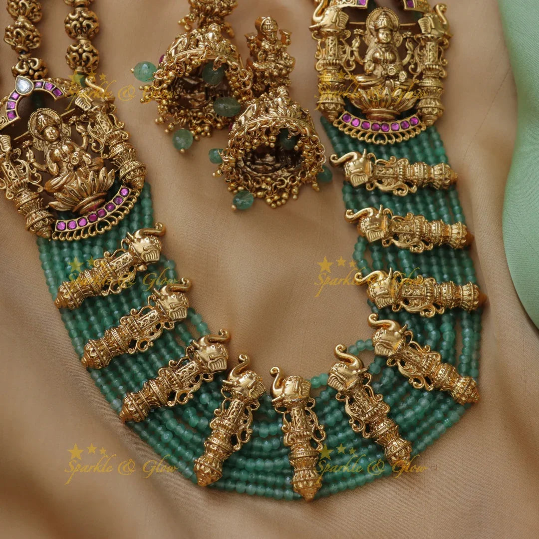 Luxurious Jadau Kundan Pearl Necklace | Latest Collection