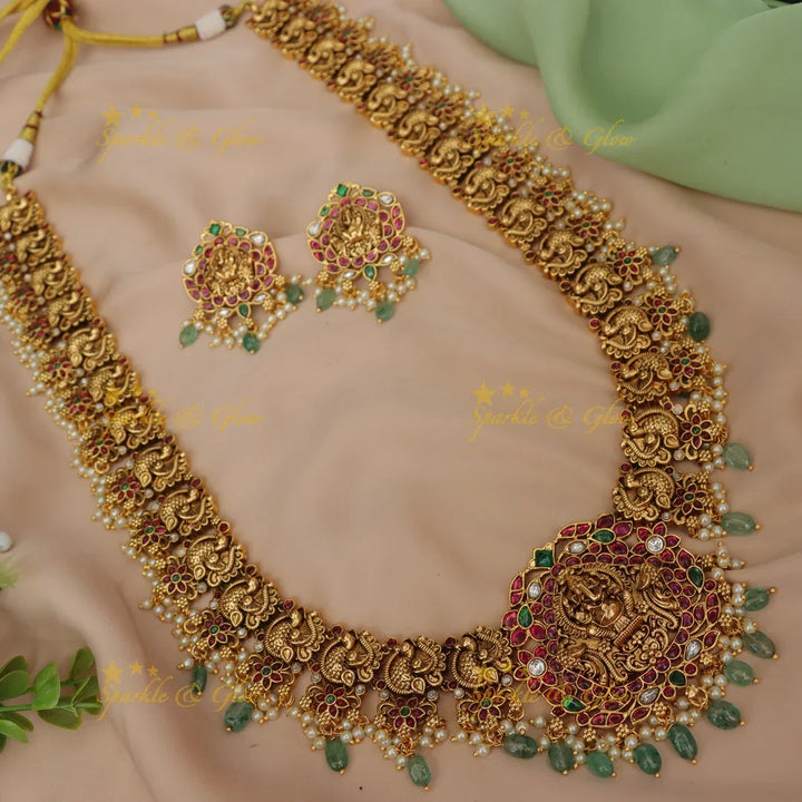 Exquisite Ganesh Jadau Necklace for Festive Elegance