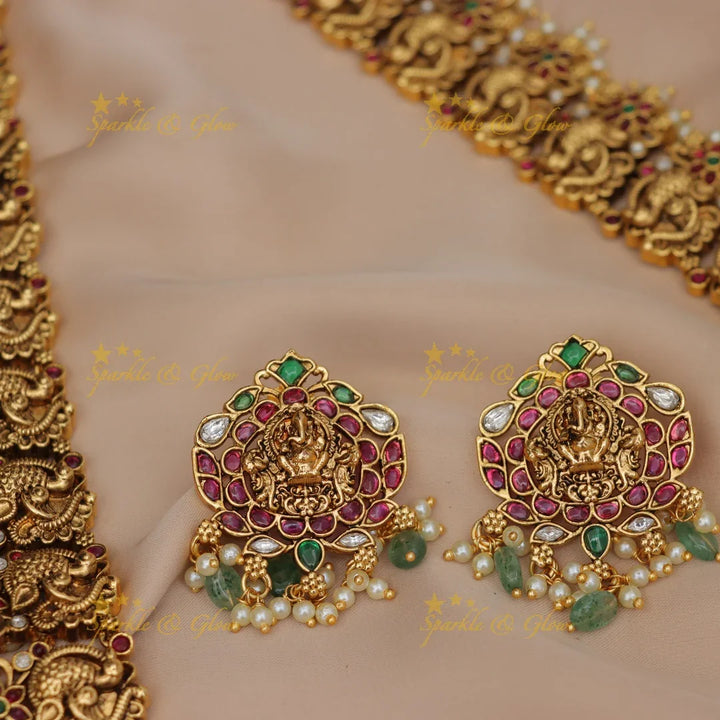 Exquisite Ganesh Jadau Necklace for Festive Elegance