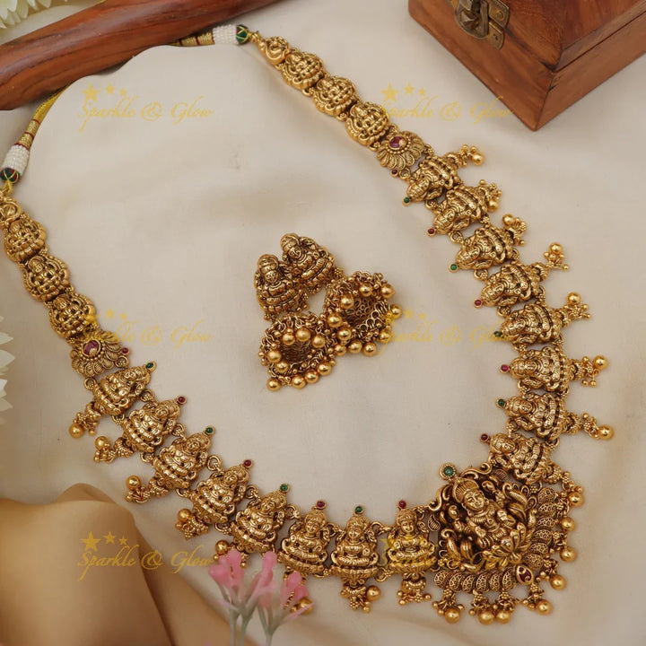 Exquisite Lakshmi Haaram | Perfect for Divine Occasions