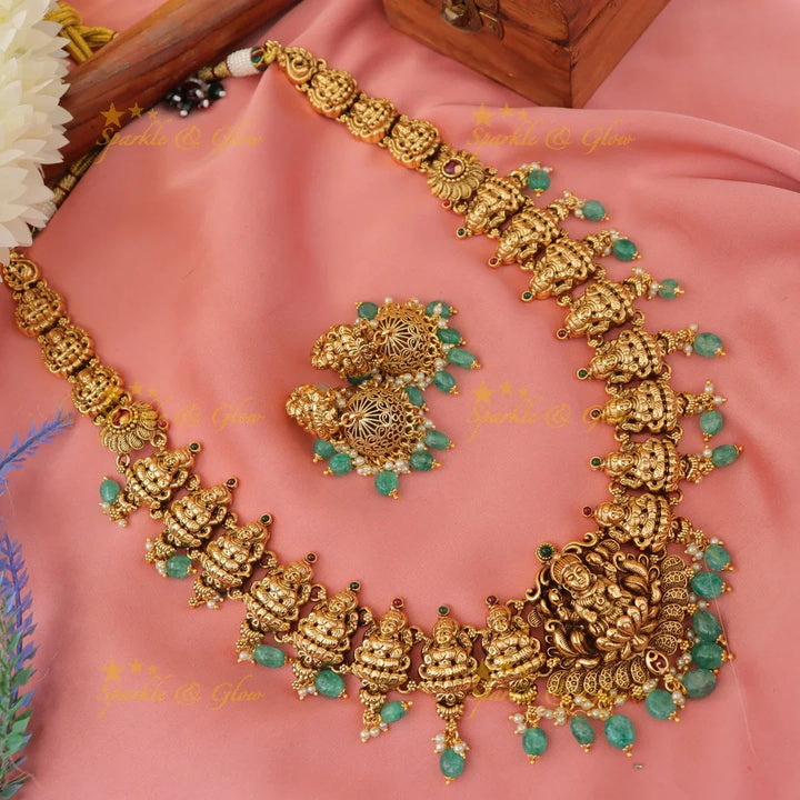 Exquisite Lakshmi Haaram | Perfect for Divine Occasions
