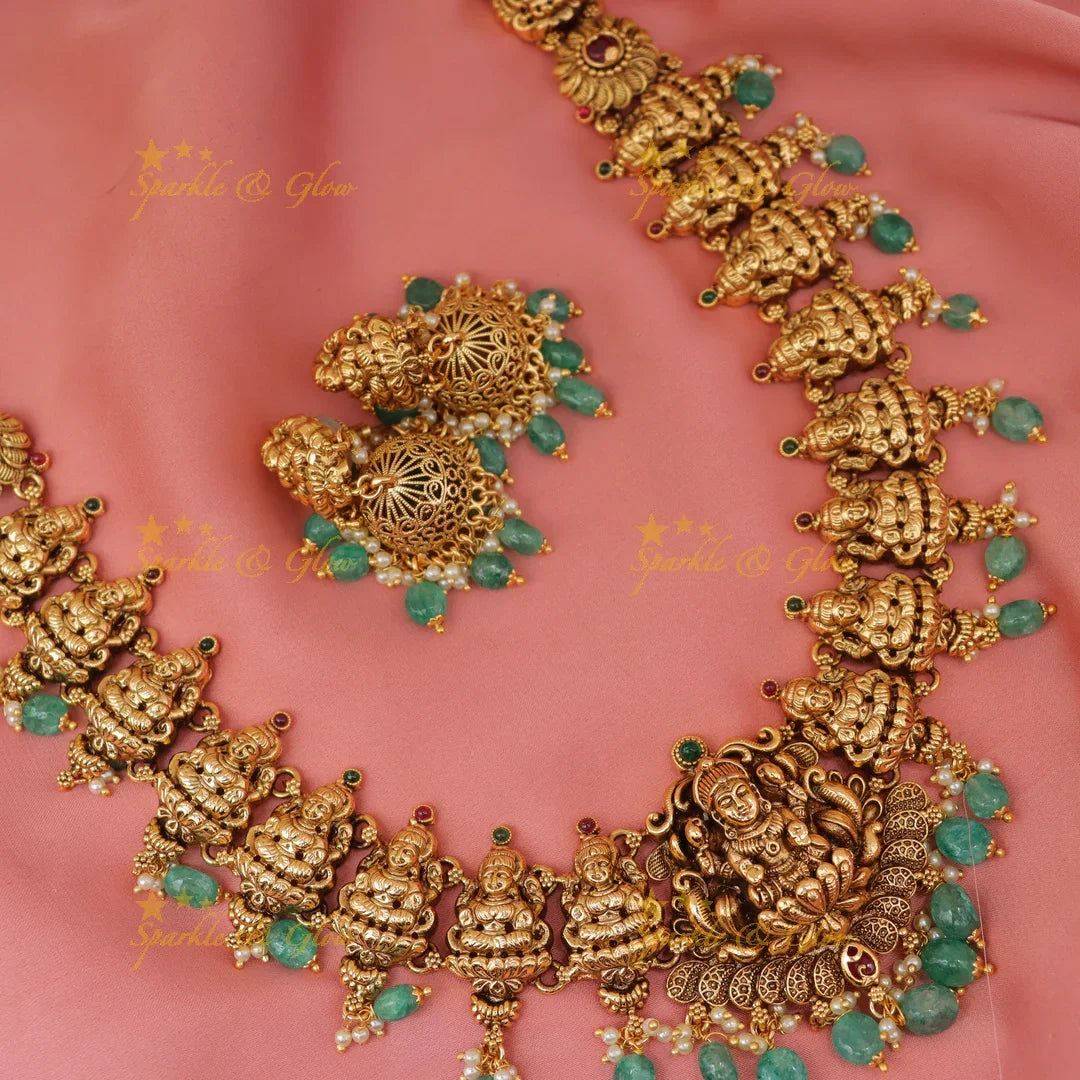 Exquisite Lakshmi Haaram | Perfect for Divine Occasions