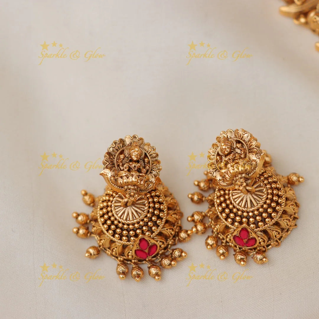 Exquisite Temple Jadau Necklace for Festive Elegance