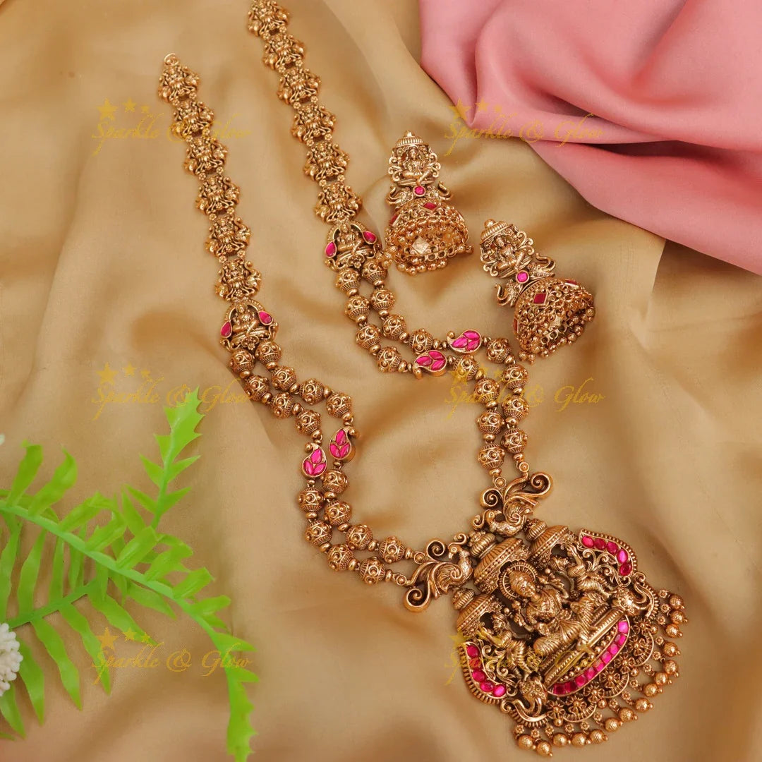 Exquisite Lakshmi Jadau Necklace - Perfect for Celebrations