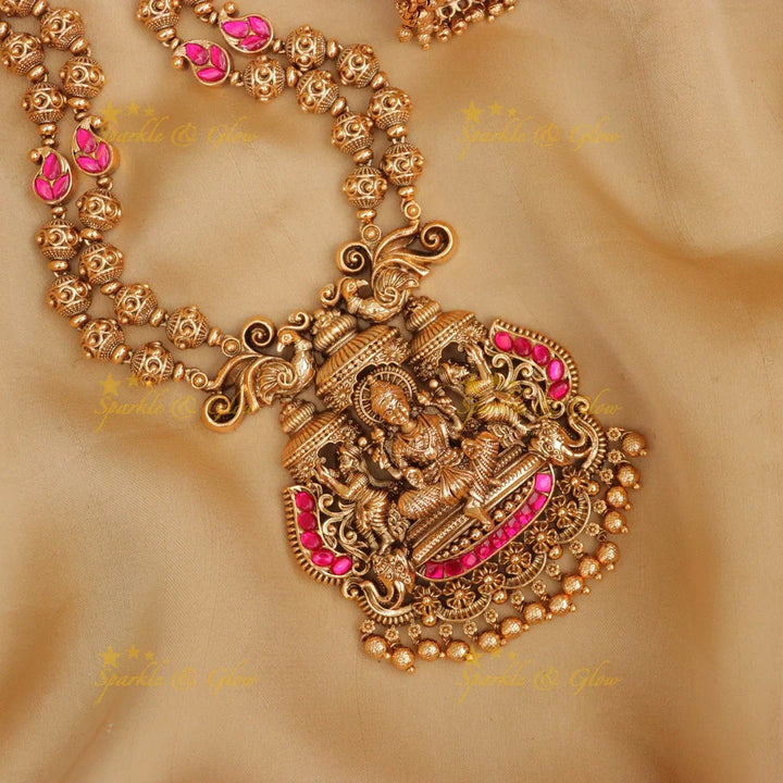 Exquisite Lakshmi Jadau Necklace - Perfect for Celebrations