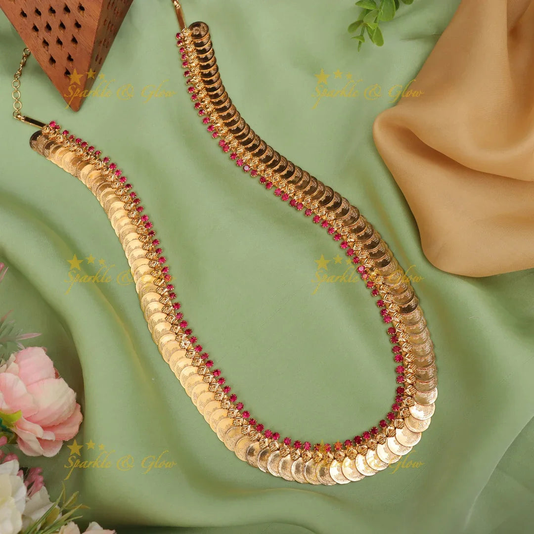 Kerala Coin Haram Necklace for Authentic Elegance