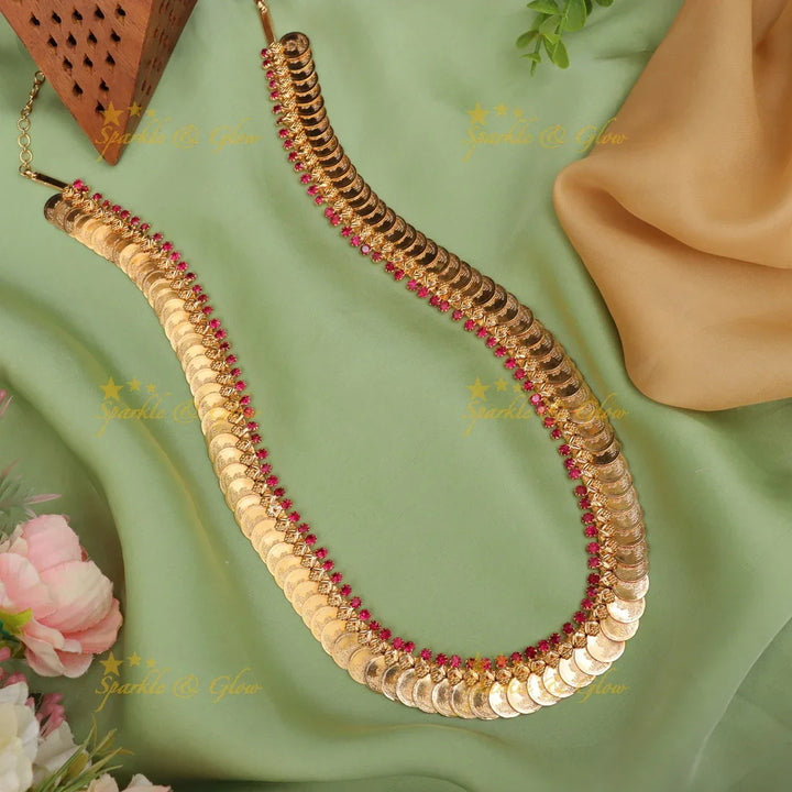 Kerala Coin Haram Necklace for Authentic Elegance