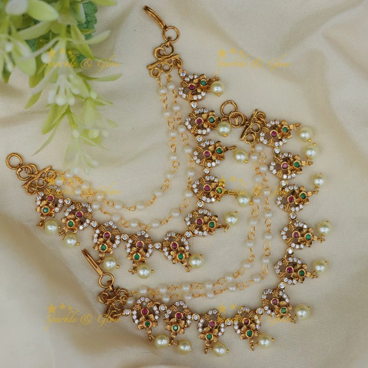 Elegant Kemp Pearl Ear Chain – New Arrival