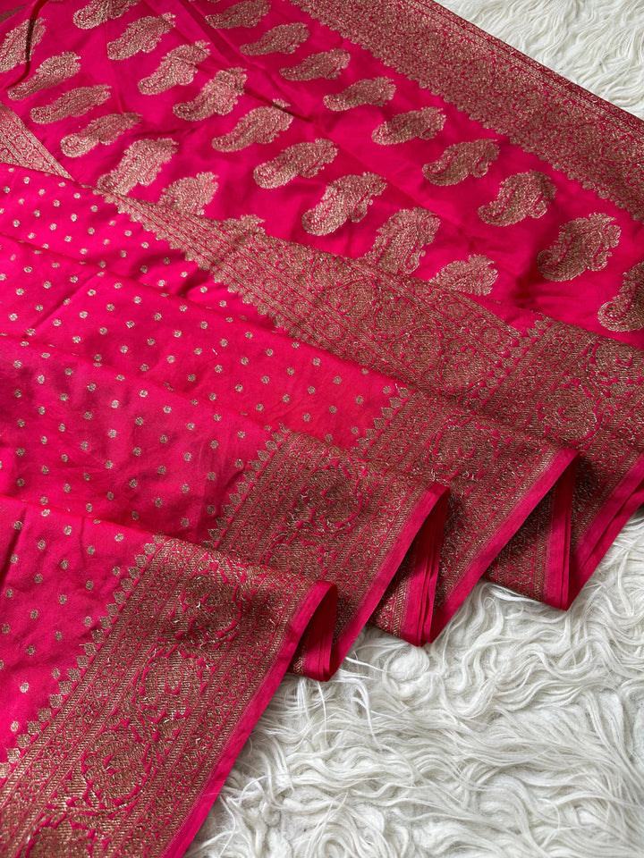 Elegant Banarasi Georgette Saree - Bridal Collection