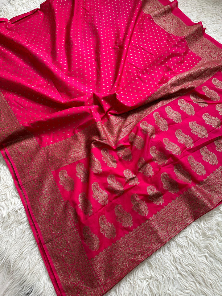 Elegant Banarasi Georgette Saree - Bridal Collection