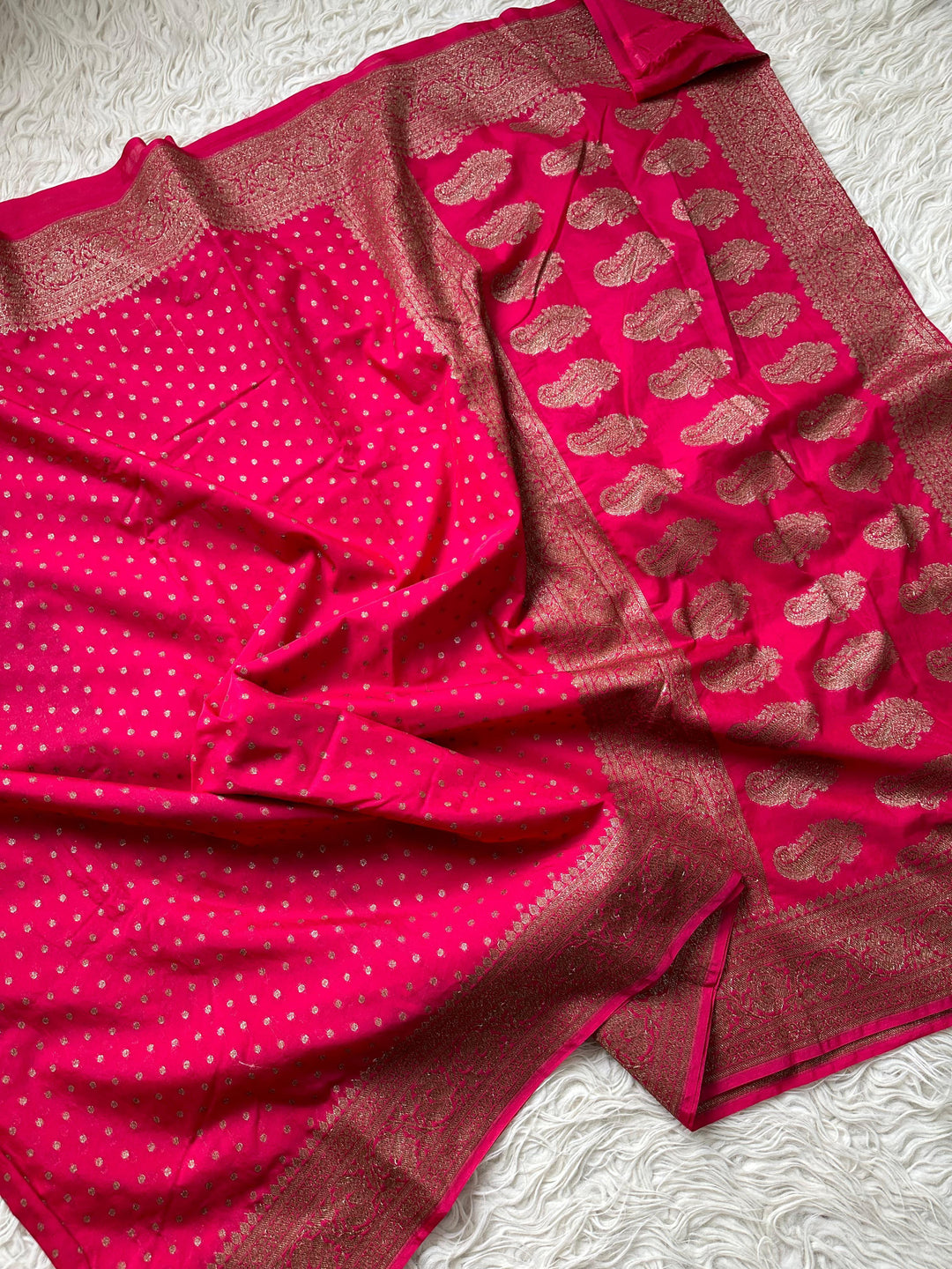 Elegant Banarasi Georgette Saree - Bridal Collection