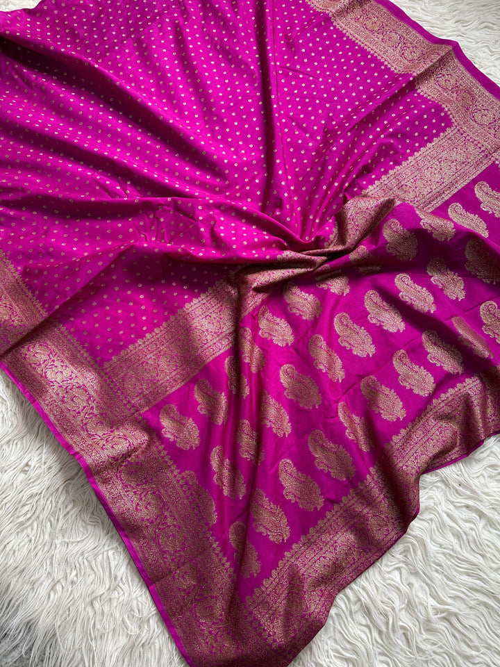 Elegant Banarasi Georgette Saree - Bridal Collection