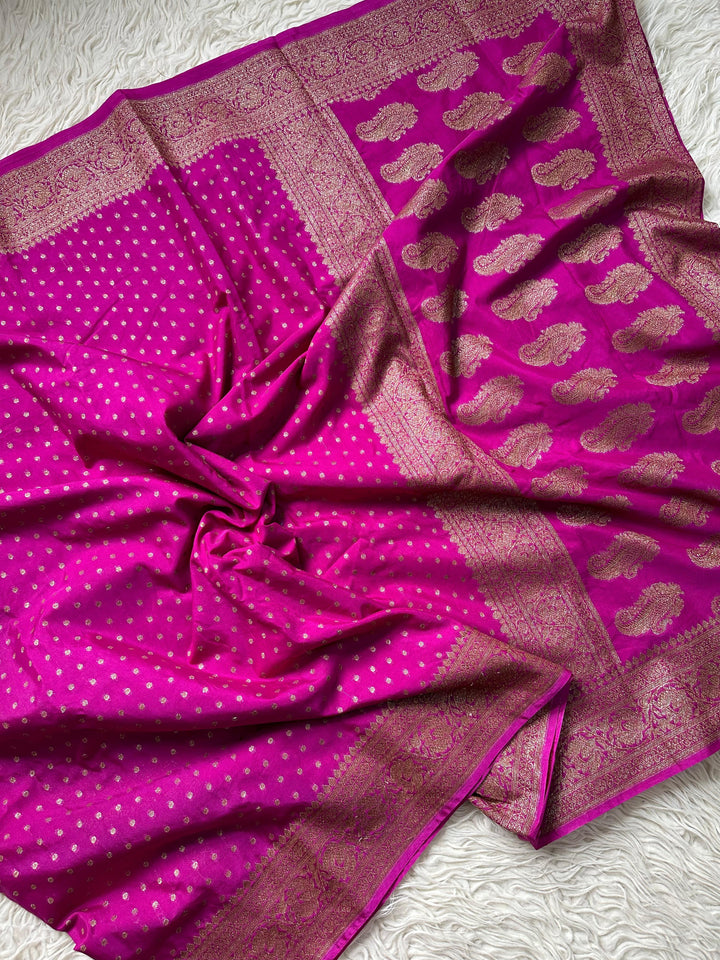 Elegant Banarasi Georgette Saree - Bridal Collection