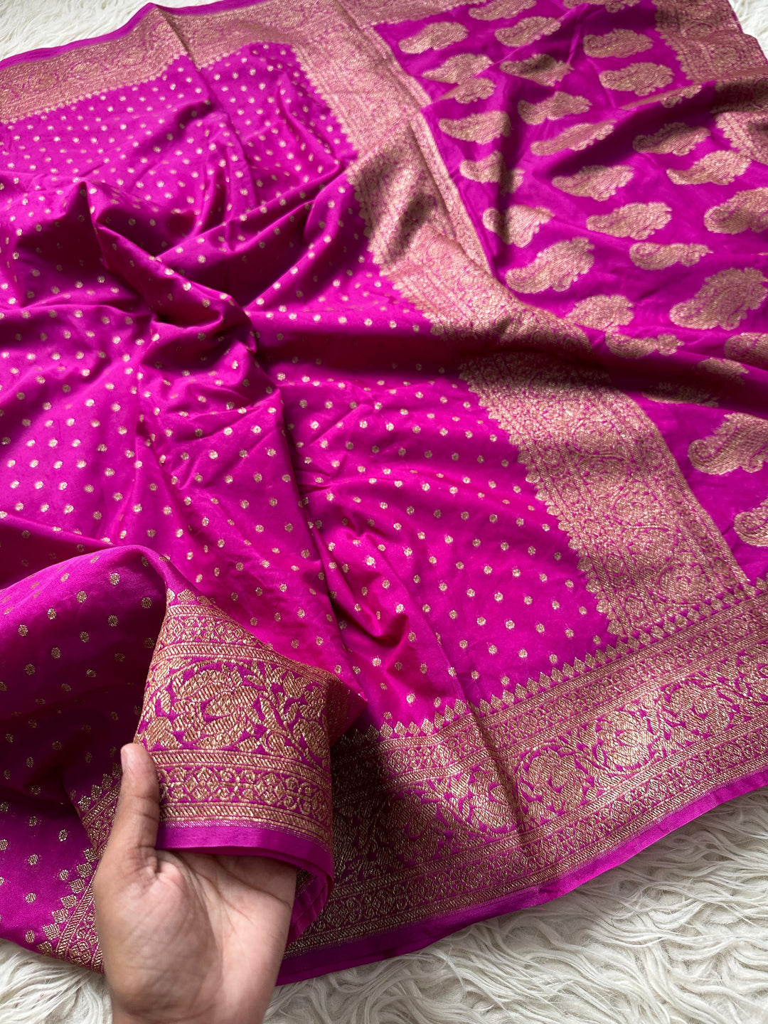 Elegant Banarasi Georgette Saree - Bridal Collection