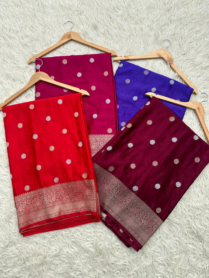 Elegant Banarasi Silk Saree with Exquisite Zari Work
