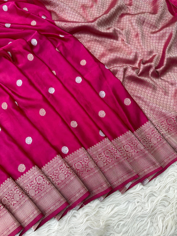 Elegant Banarasi Silk Saree with Exquisite Zari Work