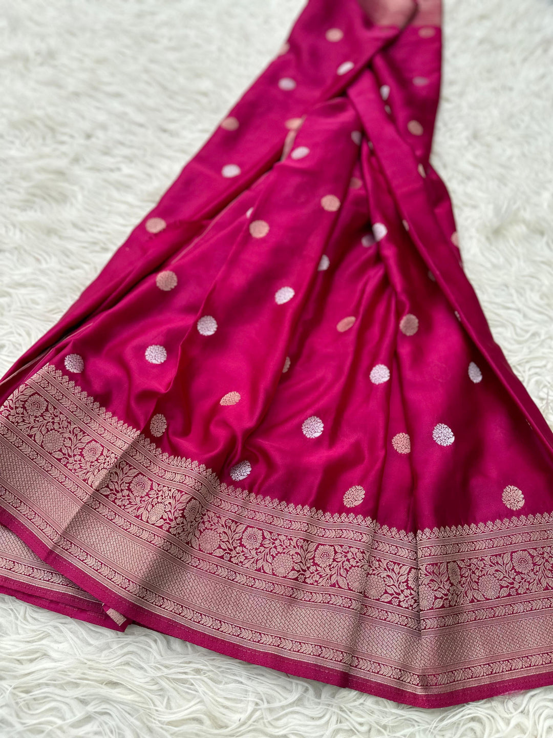 Elegant Banarasi Silk Saree with Exquisite Zari Work