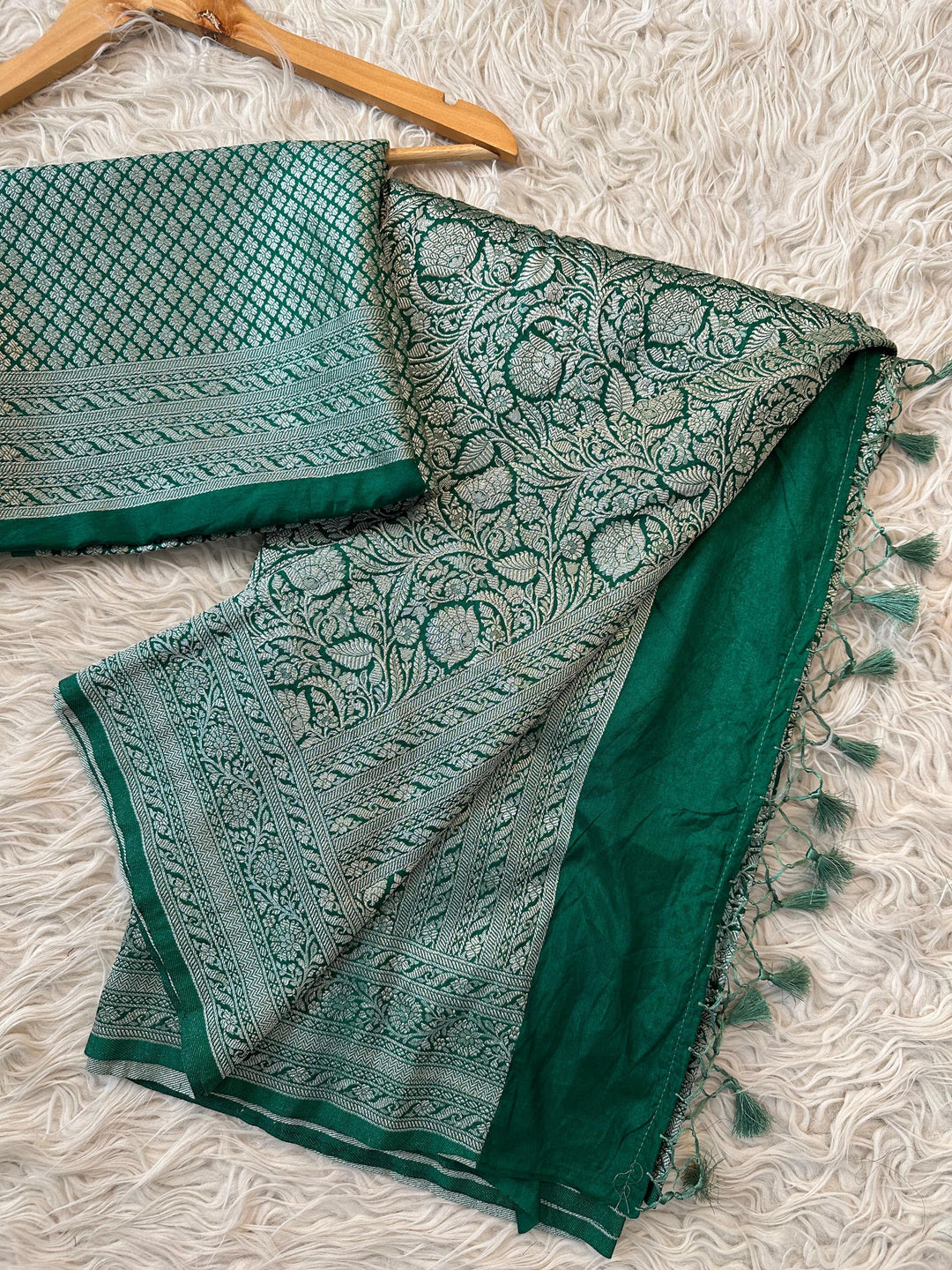 Premium Banarasi Brocade Saree for Festive Occasions