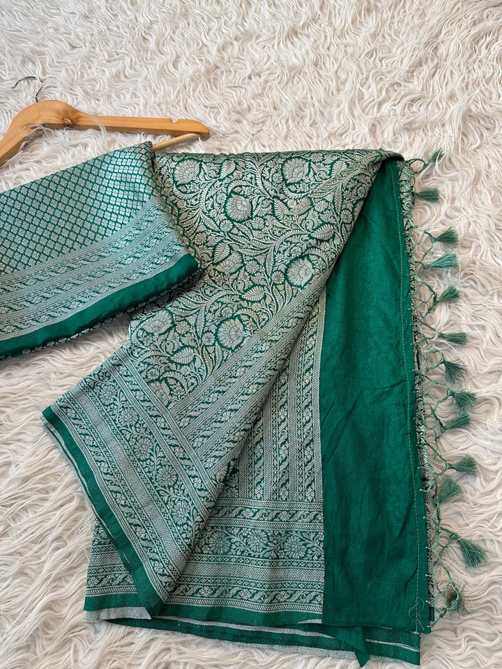 Premium Banarasi Brocade Saree for Festive Occasions