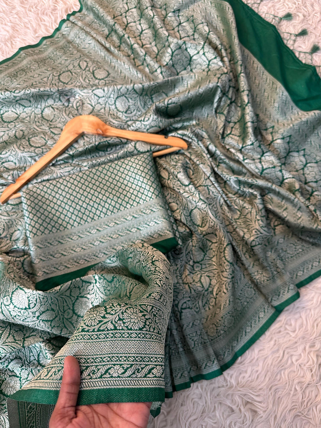 Premium Banarasi Brocade Saree for Festive Occasions