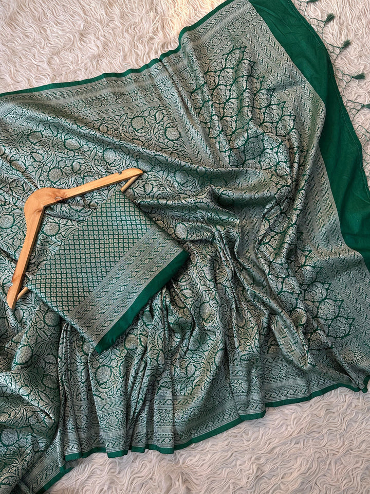 Premium Banarasi Brocade Saree for Festive Occasions