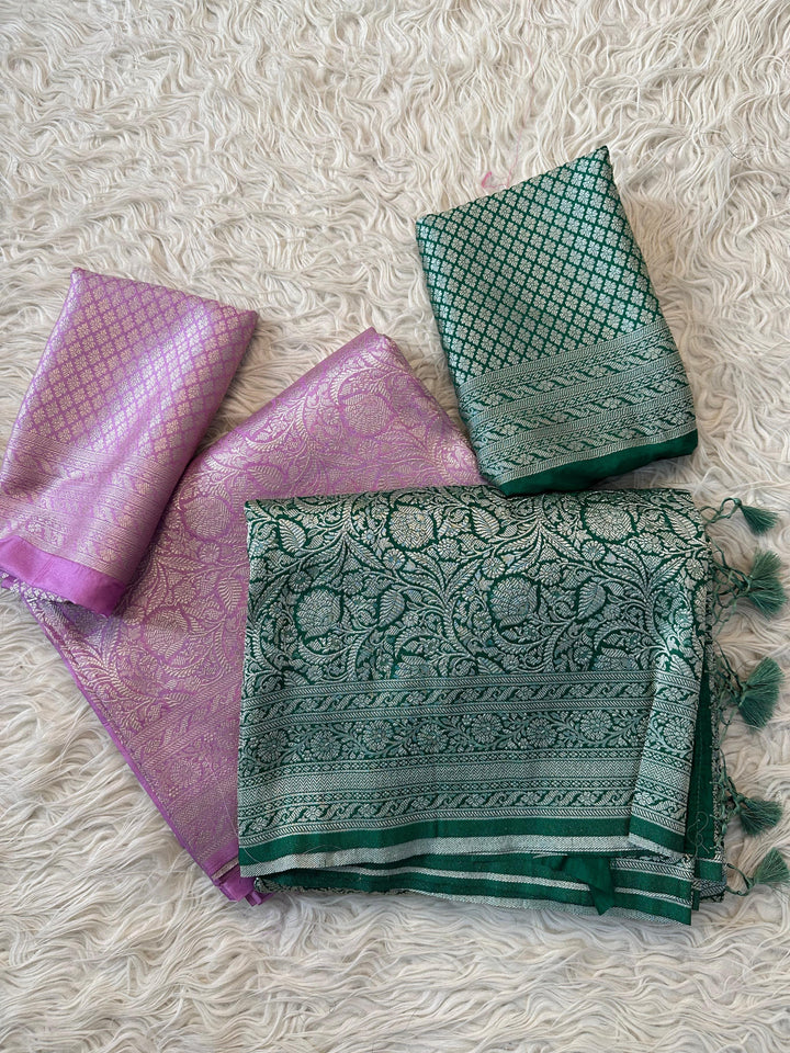 Premium Banarasi Brocade Saree for Festive Occasions
