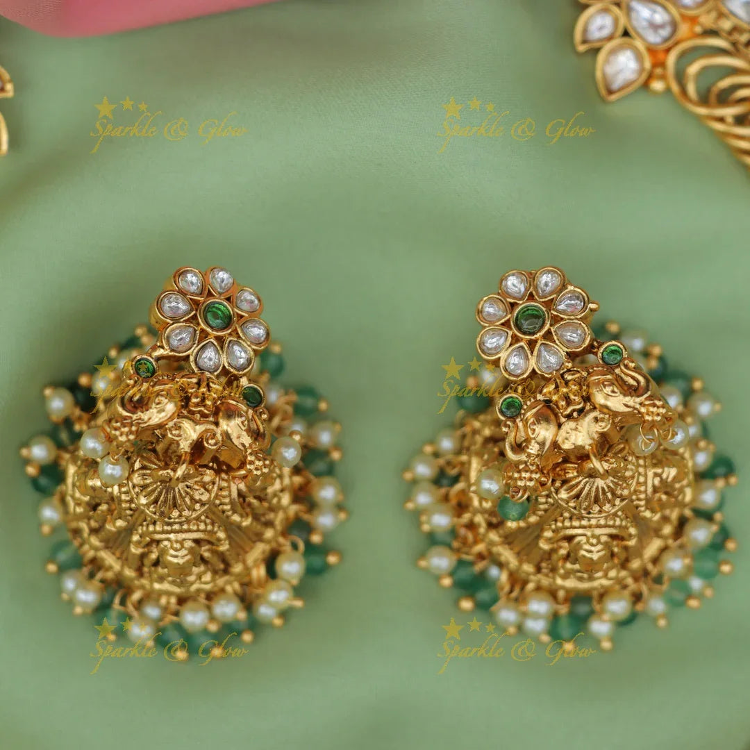 Stunning Jadau Kundan Festive Necklace - Sparkle & Glow