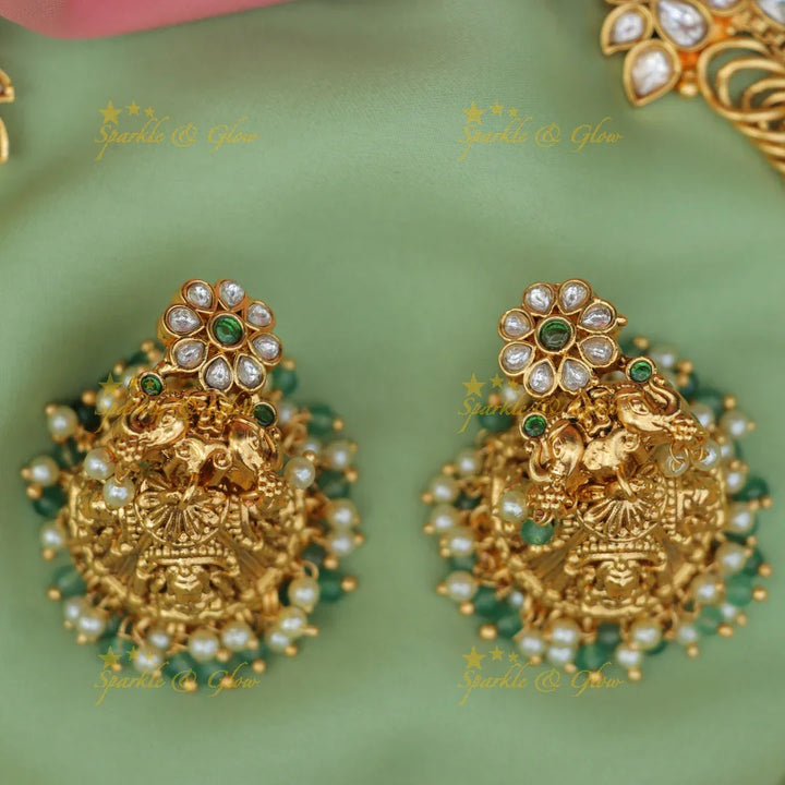 Stunning Jadau Kundan Festive Necklace - Sparkle & Glow