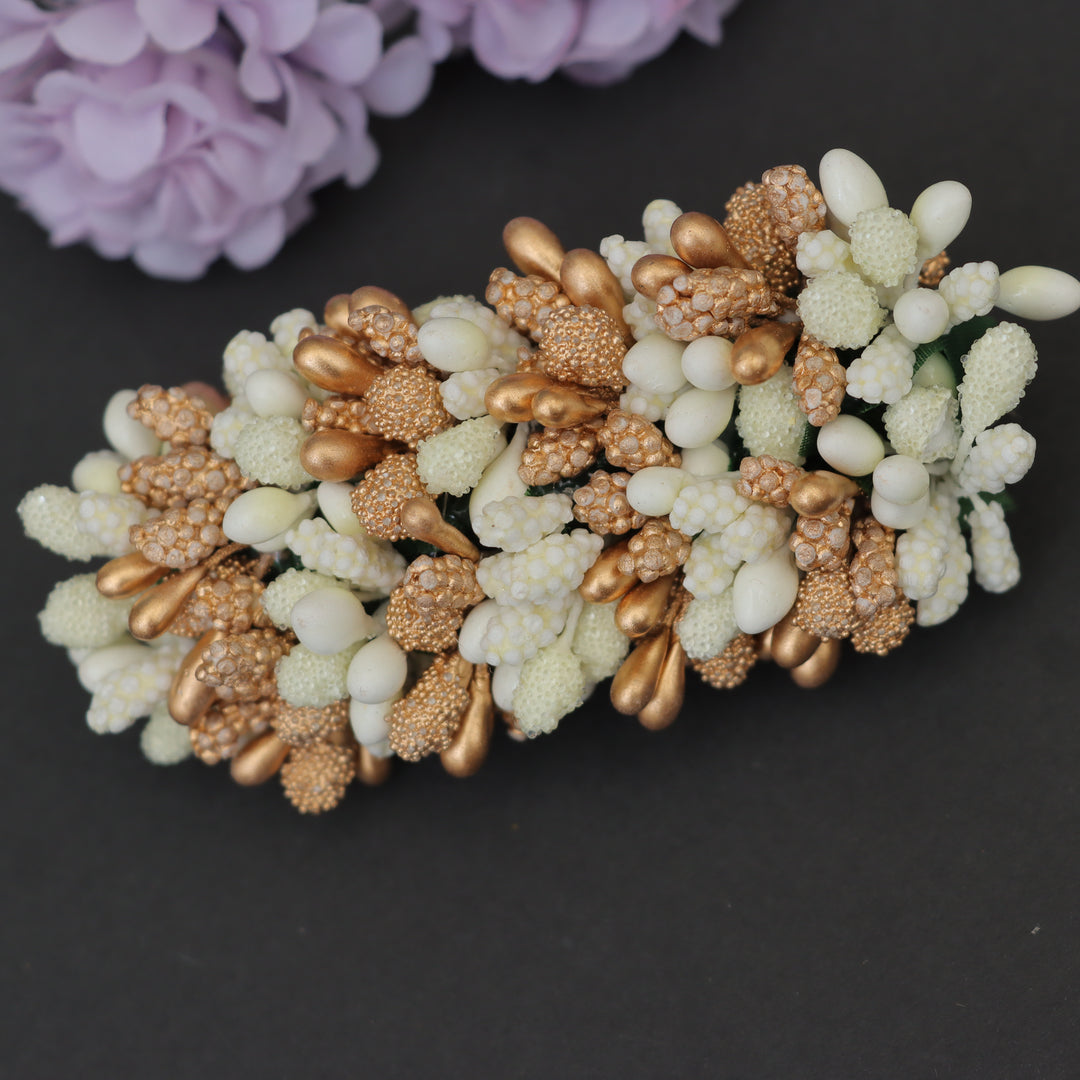 Exquisite Gold Hair Clip for Perfect Festive Look