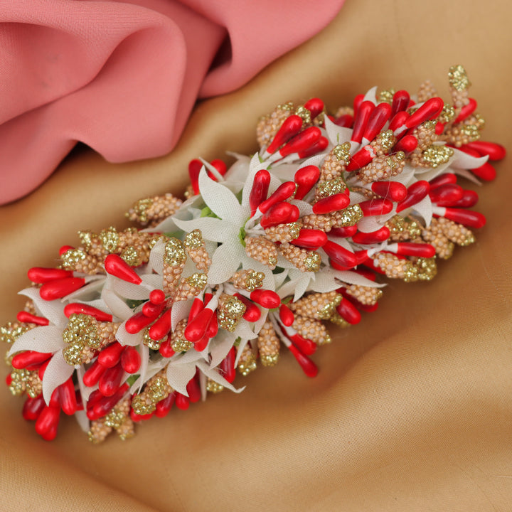 Elegant Sparkling Gold Hair Clip for Weddings