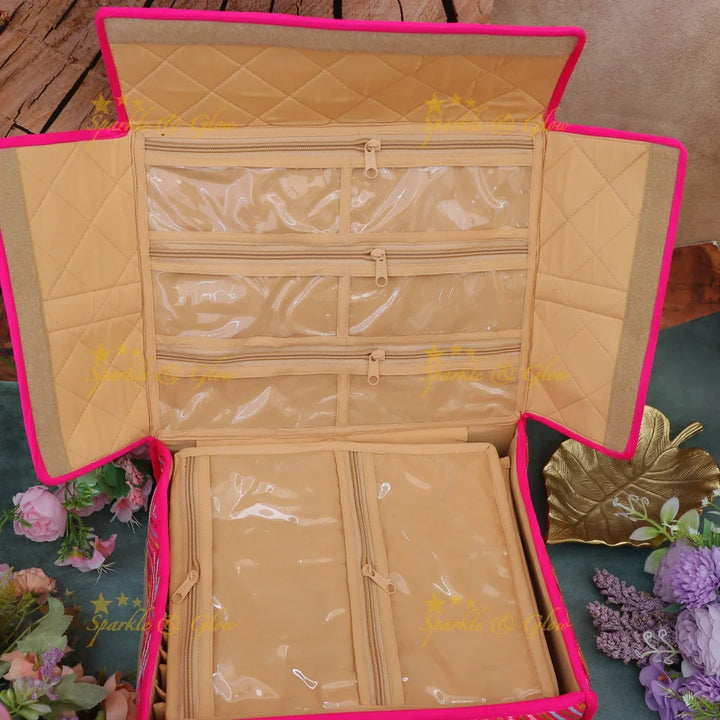 Luxurious Zigzag Jewellery Organiser - Essential Accessory