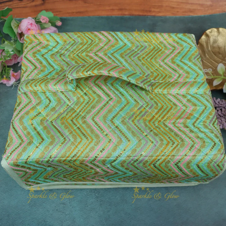 Luxurious Zigzag Jewellery Organiser - Essential Accessory