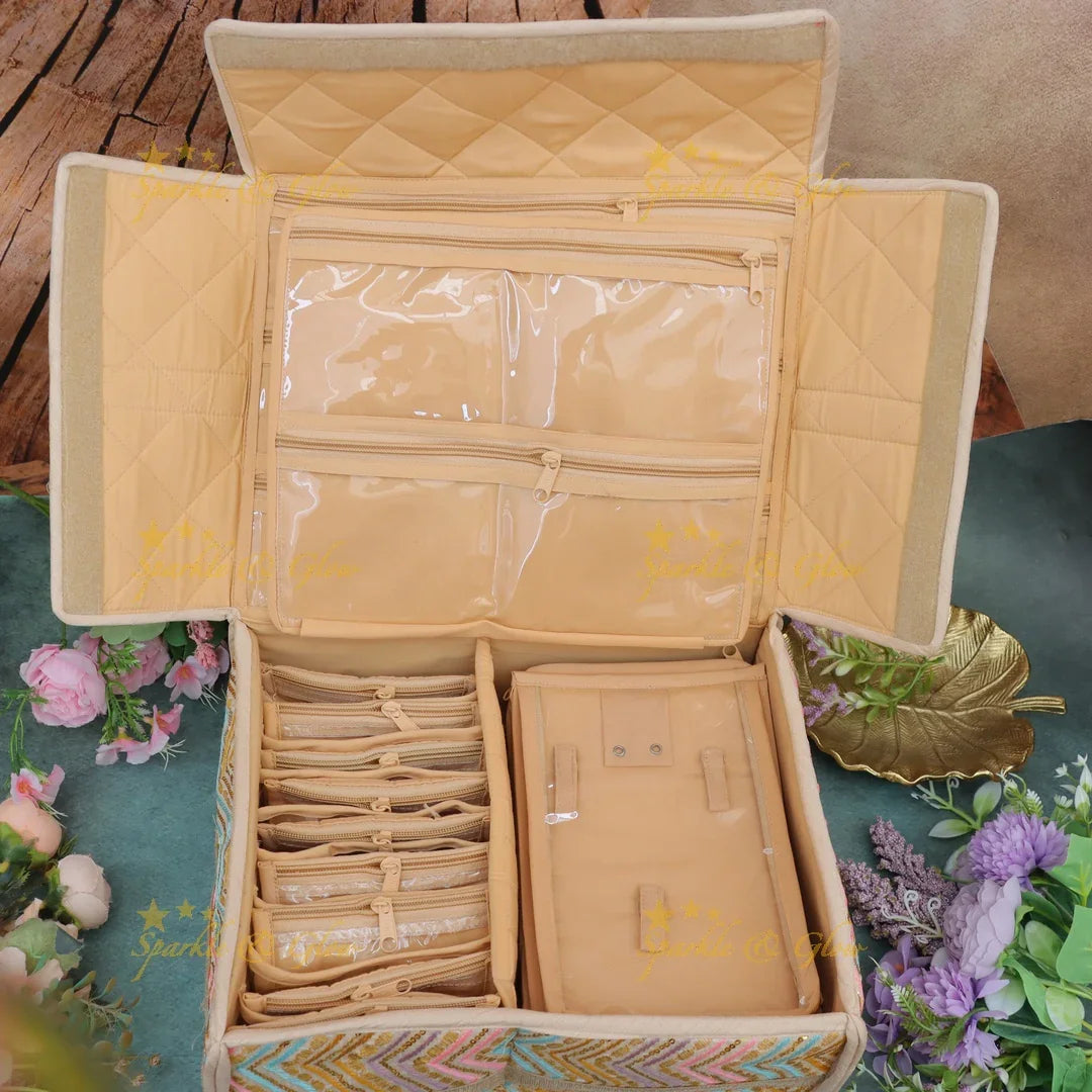 Luxurious Zigzag Jewellery Organiser - Essential Accessory