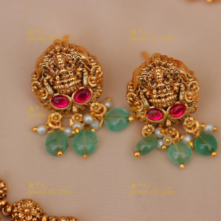 Exquisite Craftsmanship Jadau Kundan Necklace Set