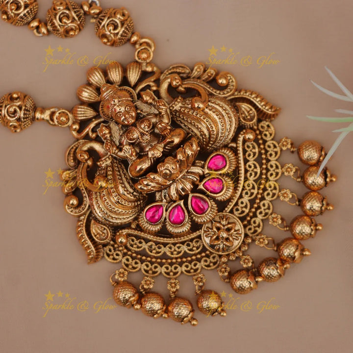 Exquisite Kundan Peacock Necklace - Perfect for Weddings