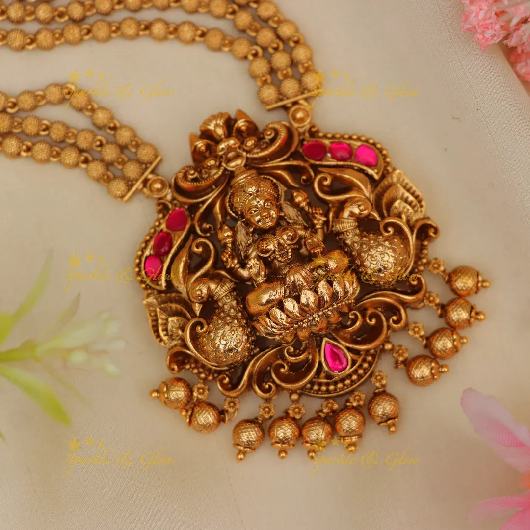 Exquisite Gold Jadau Kundan Necklace for Weddings