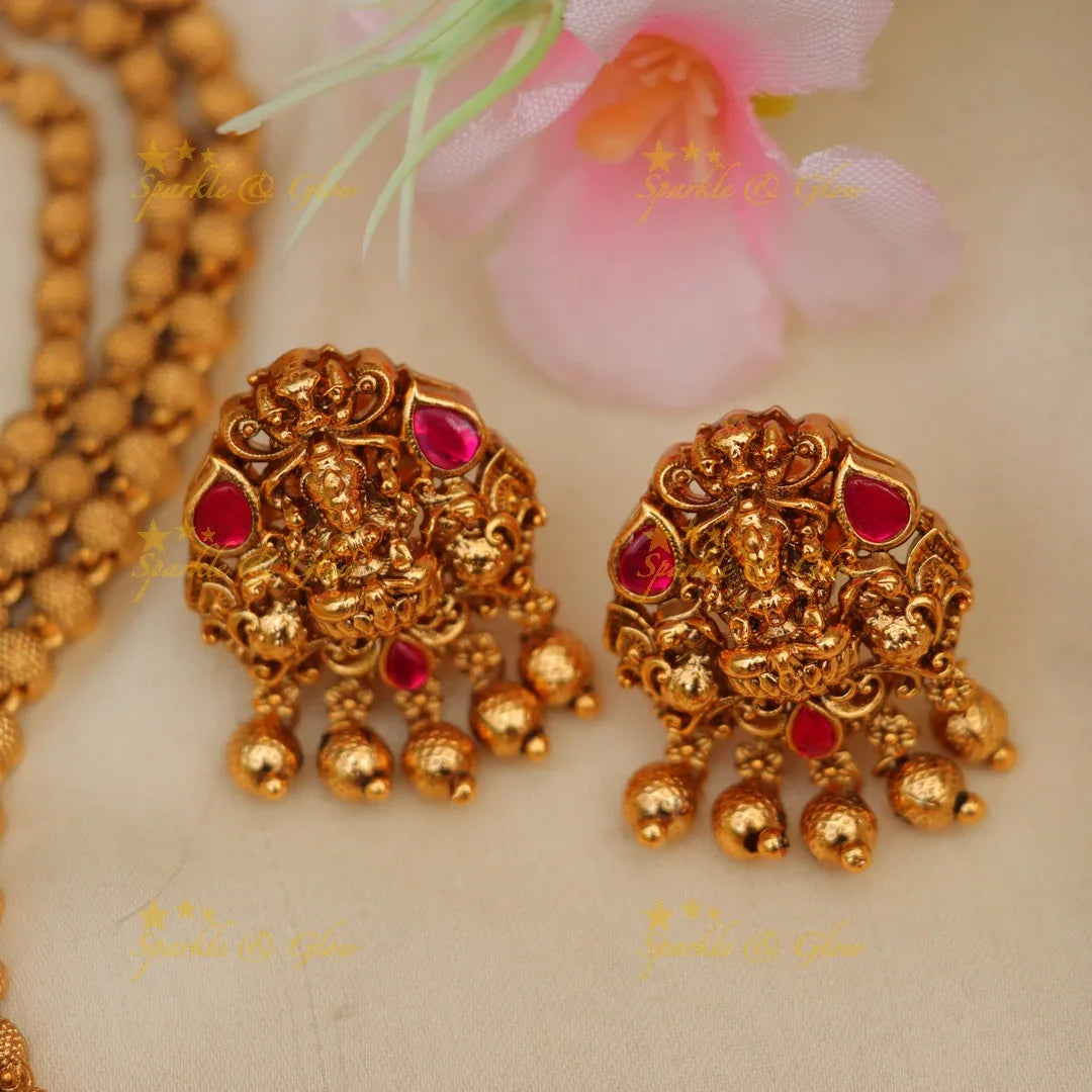 Exquisite Gold Jadau Kundan Necklace for Weddings