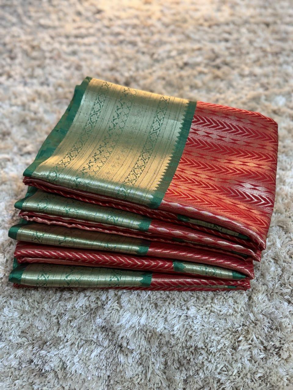 Luxurious Tanchui Silk Saree - Celebrate in Style