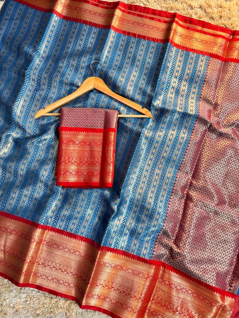 Luxurious Tanchui Silk Saree - Celebrate in Style