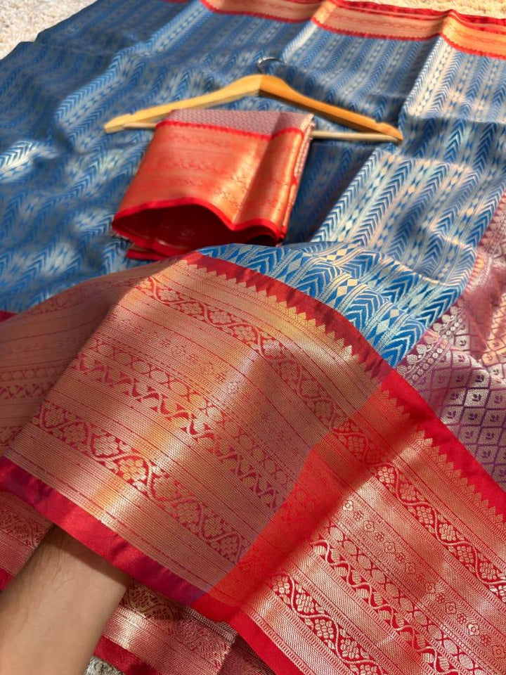 Luxurious Tanchui Silk Saree - Celebrate in Style