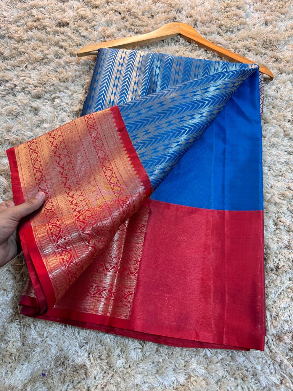 Luxurious Tanchui Silk Saree - Celebrate in Style