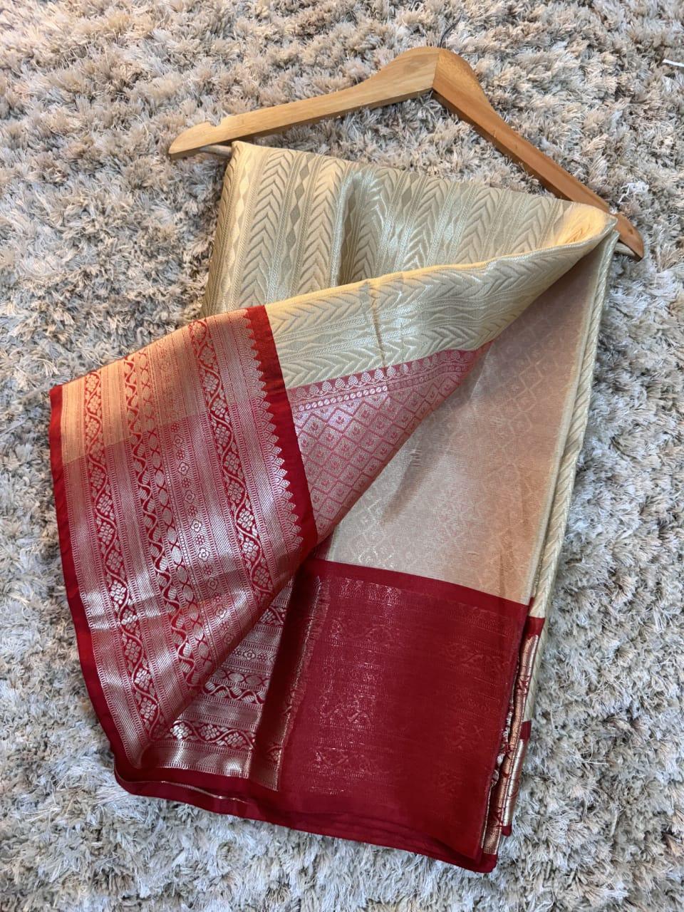 Luxurious Tanchui Silk Saree - Celebrate in Style