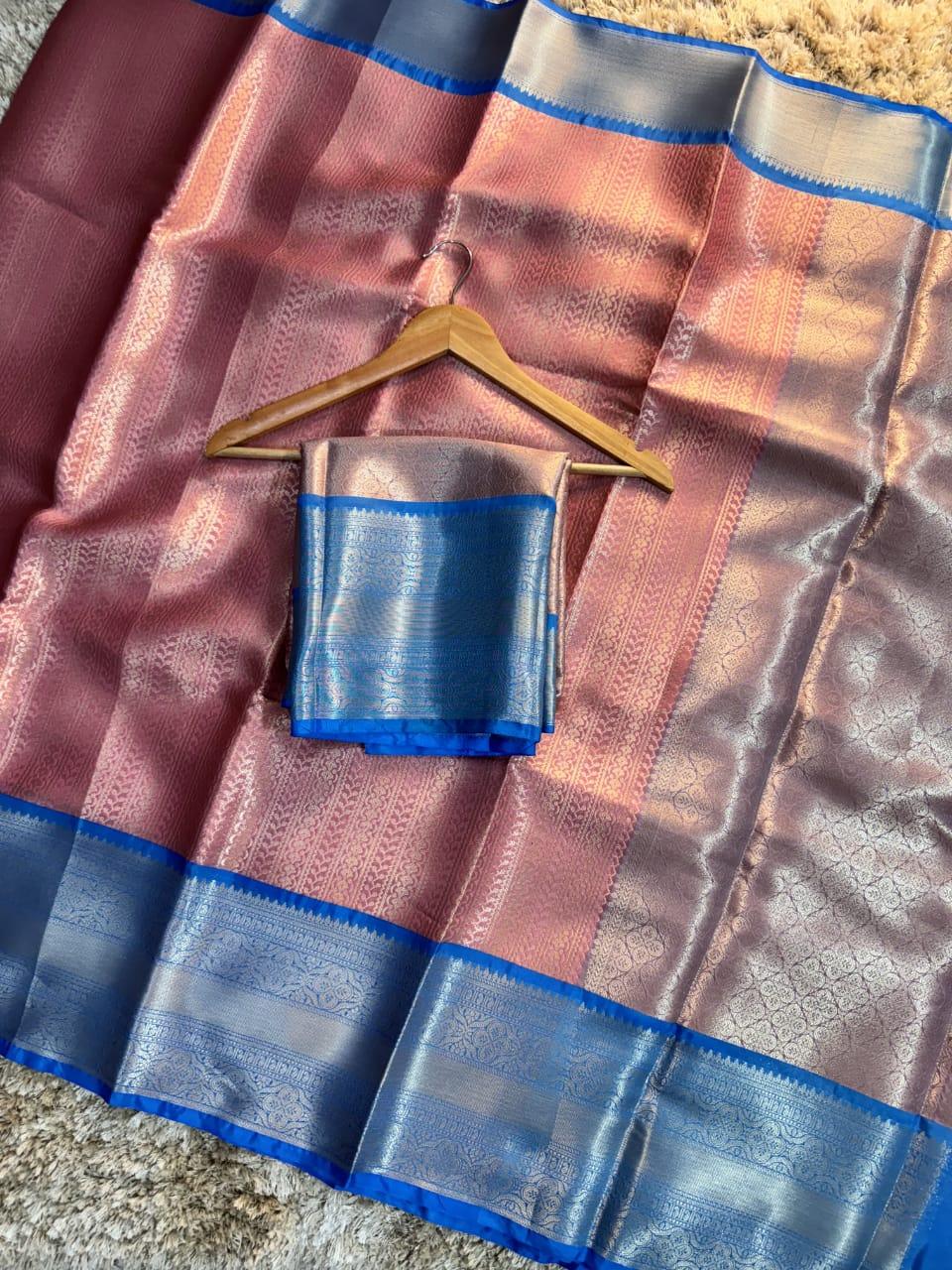 Luxurious Tanchui Silk Saree - Celebrate in Style