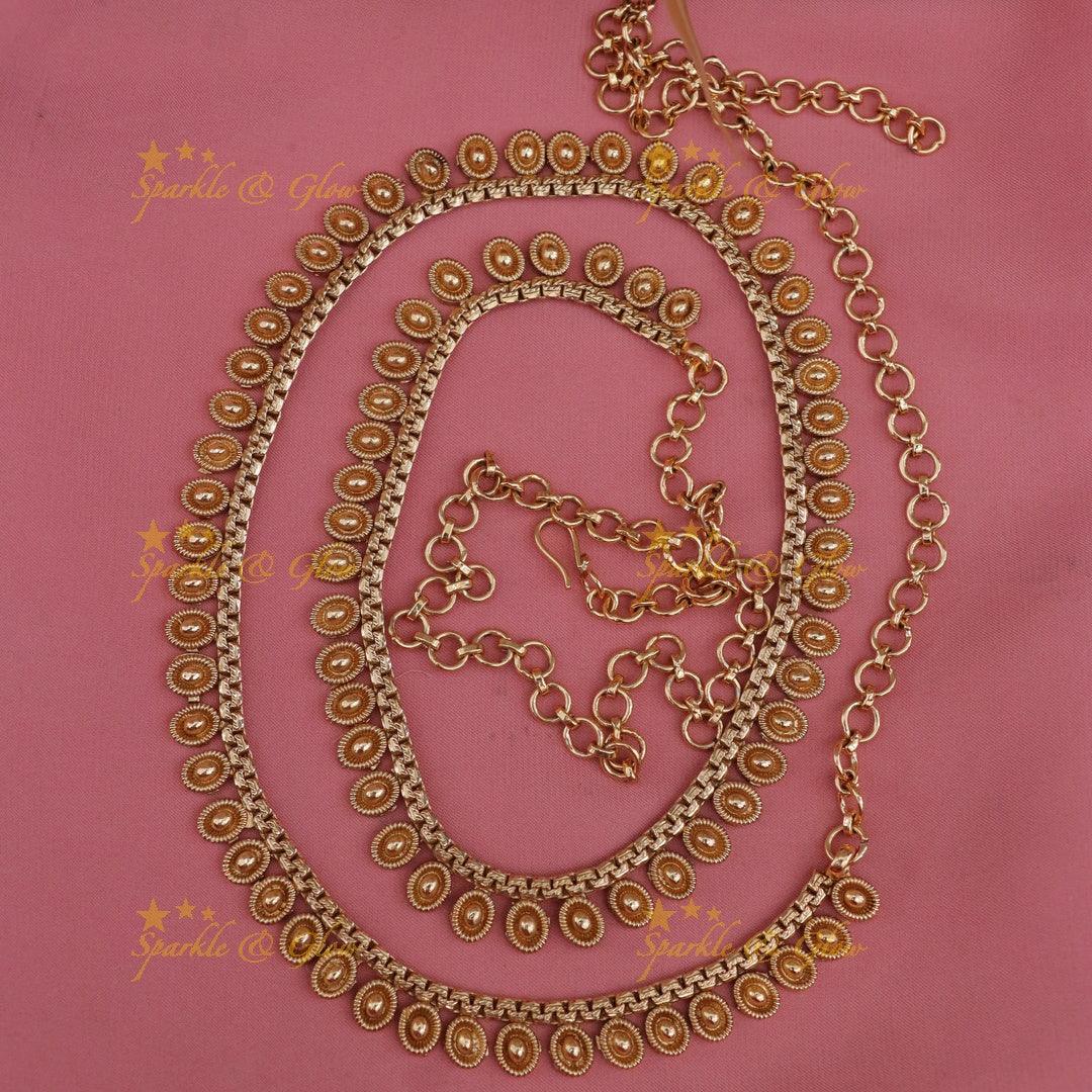 Exquisite Gold Bead Hipchain for Festive Occasions